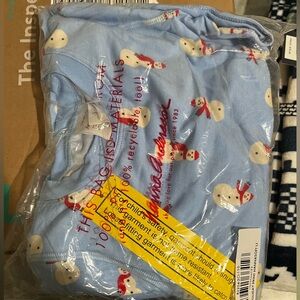 Hanna andersson snowman pjs nwt